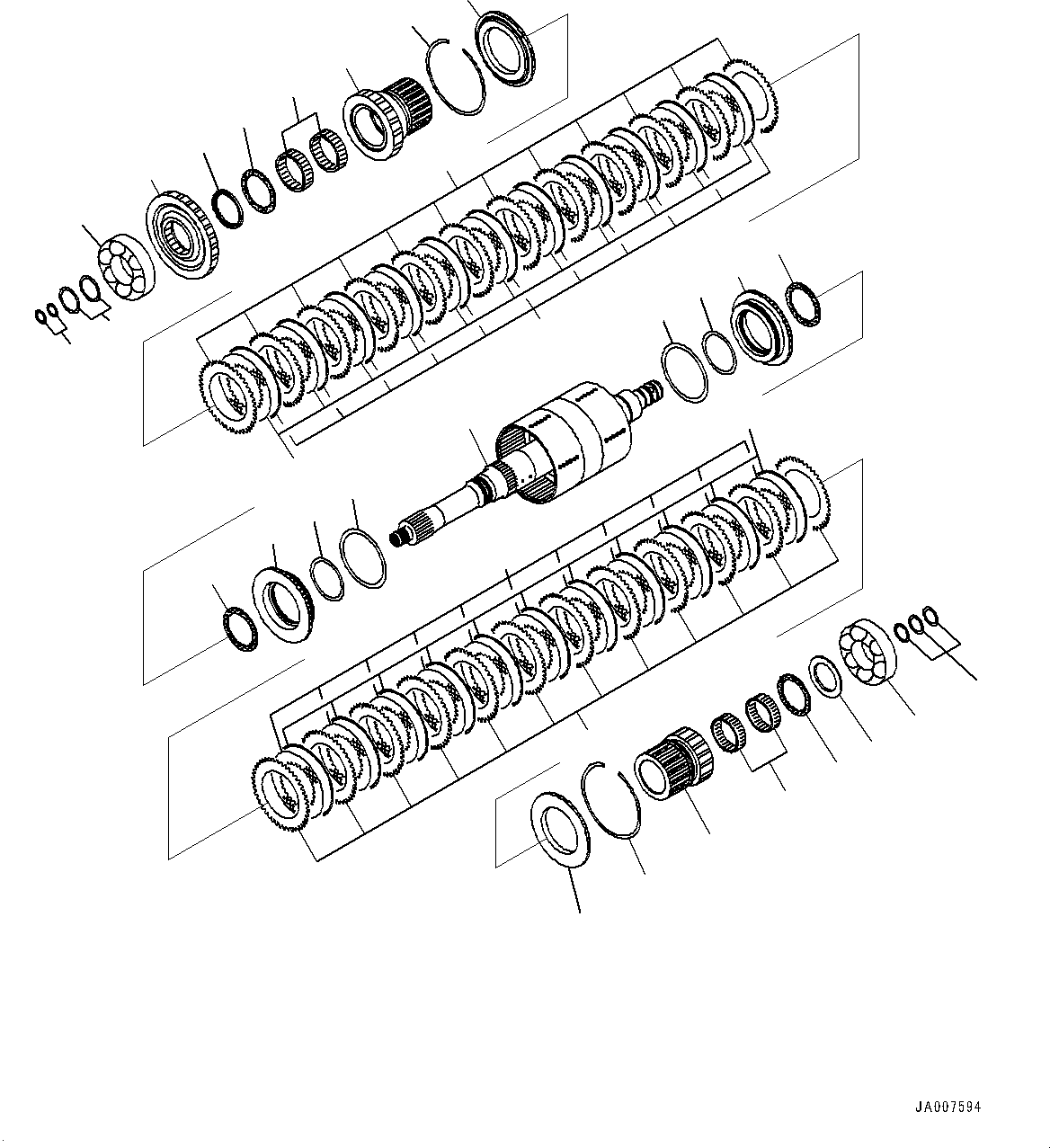 Clutch Assembly 56B-15-32010 KOMATSU