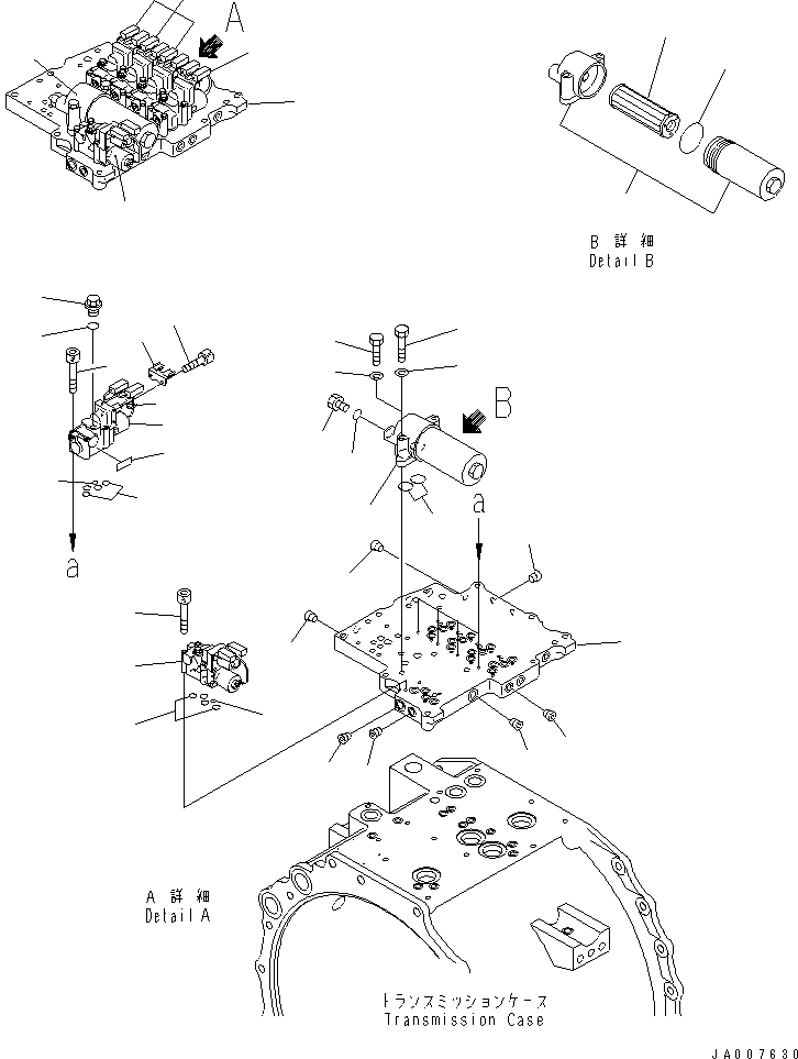 Коробка передач в сборе 198-15-41004 KOMATSU
