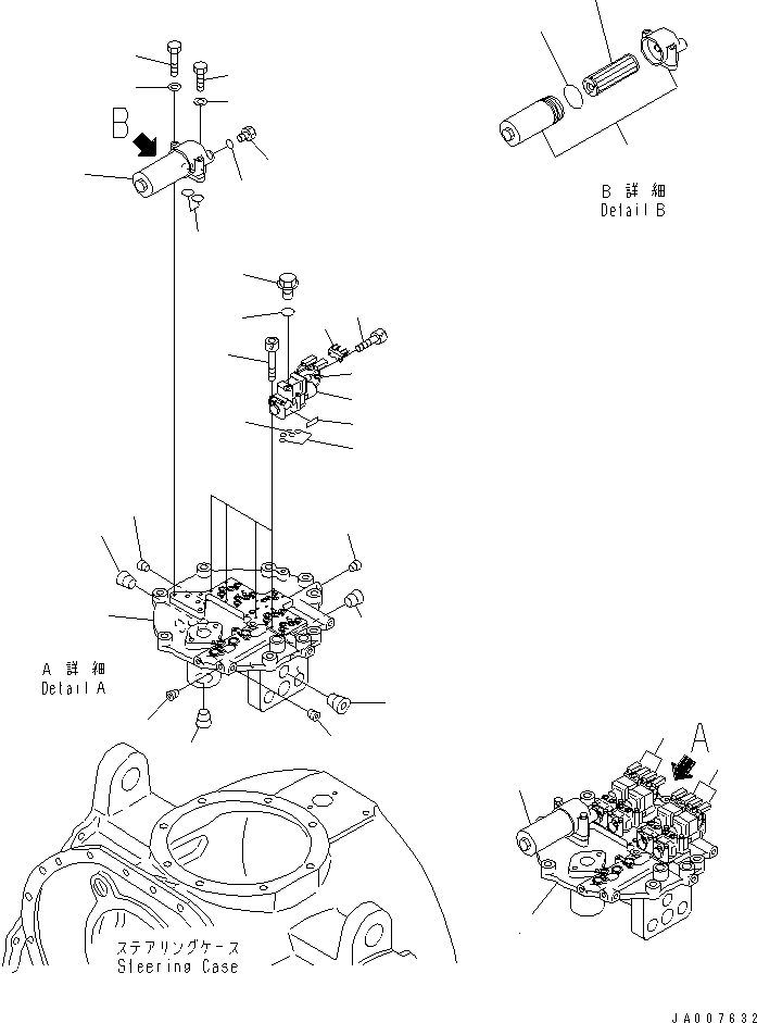 Клапан рулевого управления в сборе 198-22-62003 KOMATSU