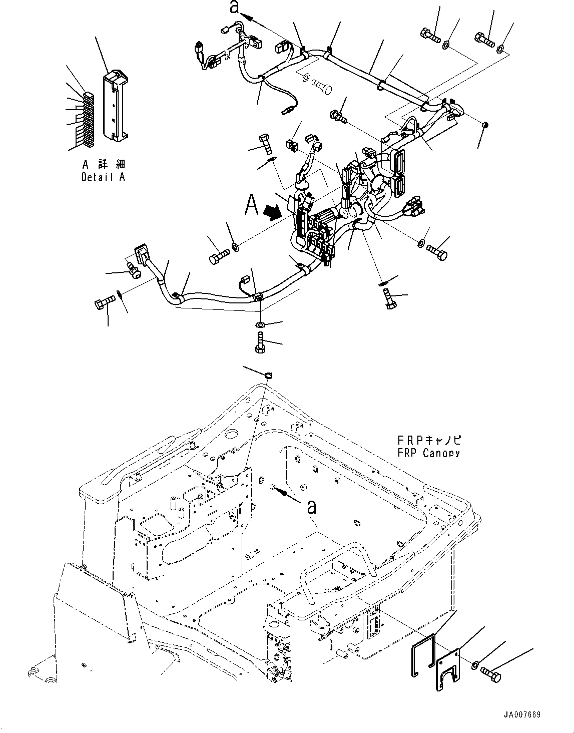 Жгут проводов 14X-06-53710 KOMATSU