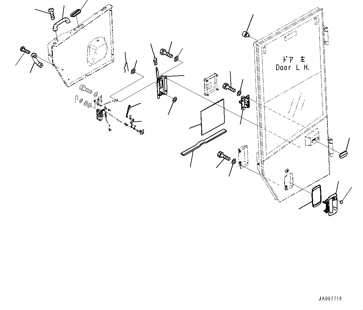 Cab and Floor Frame Assembly 423-926-4094 KOMATSU