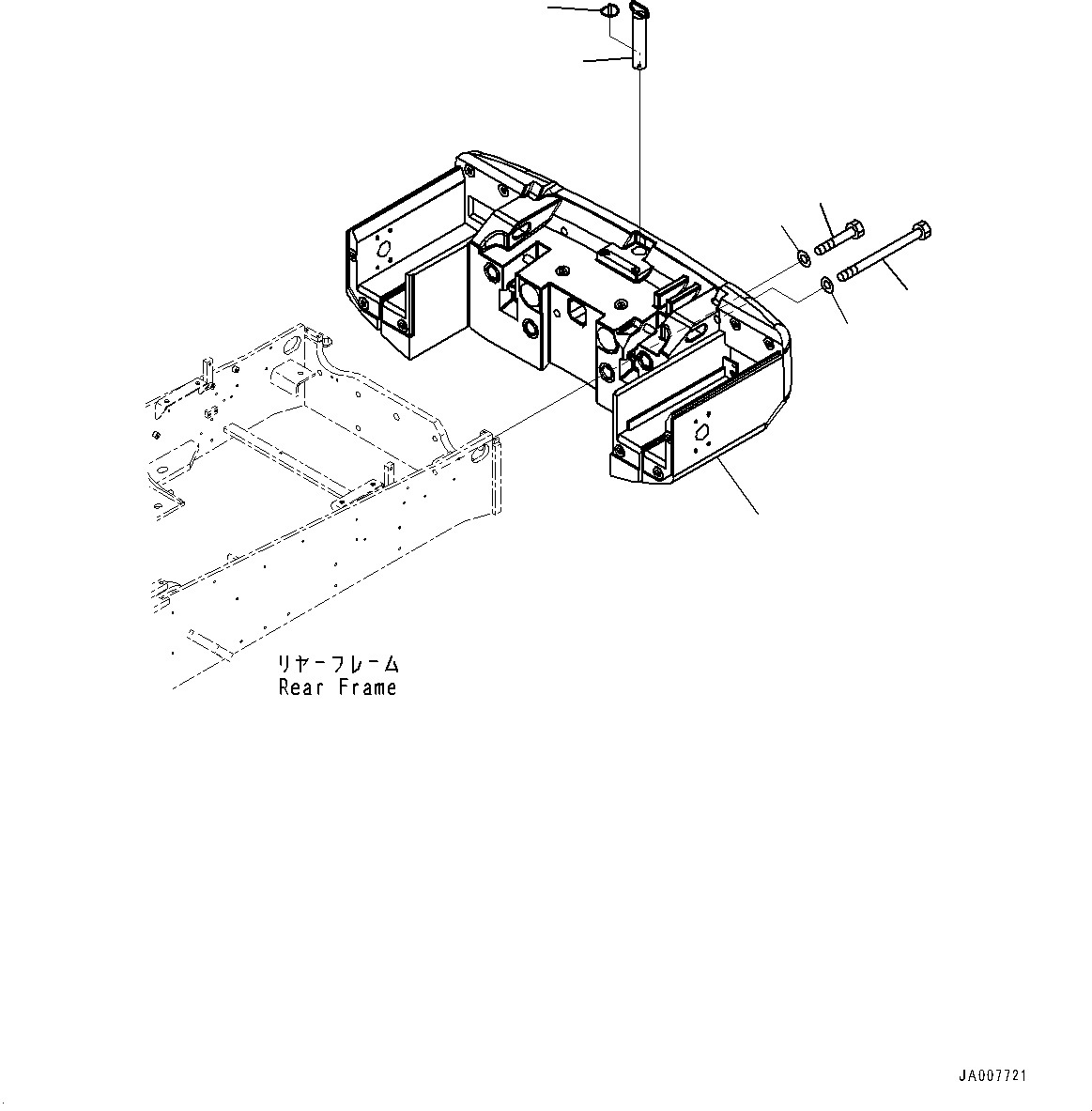 Counterweight, 1640Kg 423-46-45311 KOMATSU