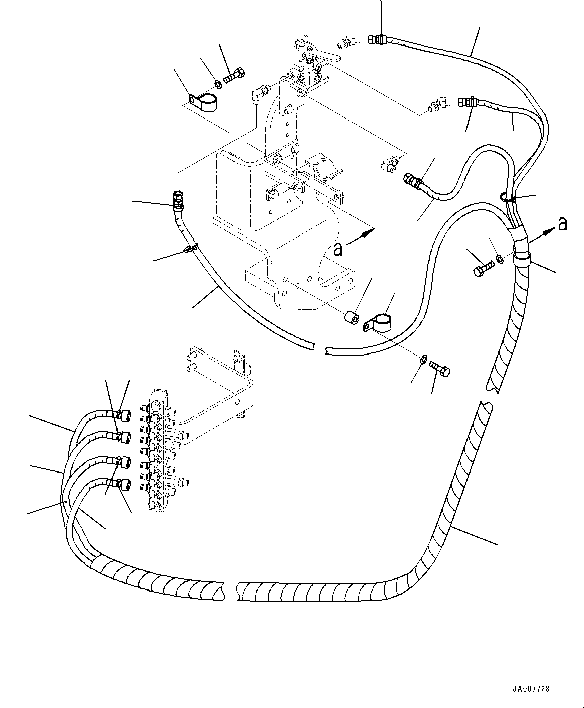 Шланг в сборе 207-62-42710 KOMATSU