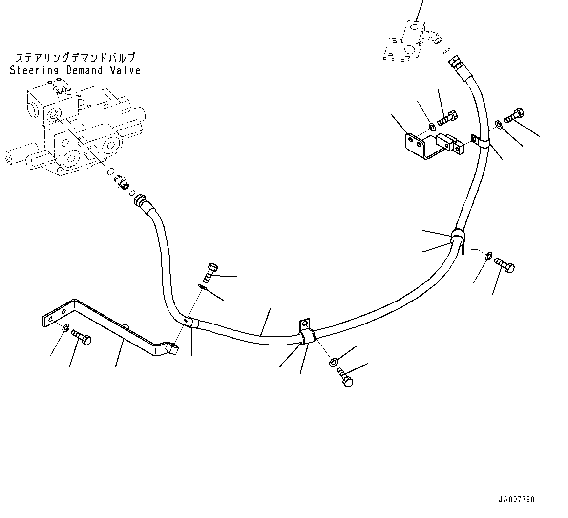 Block(Brake Control,Brake Piping) (423-43-47650) KOMATSU