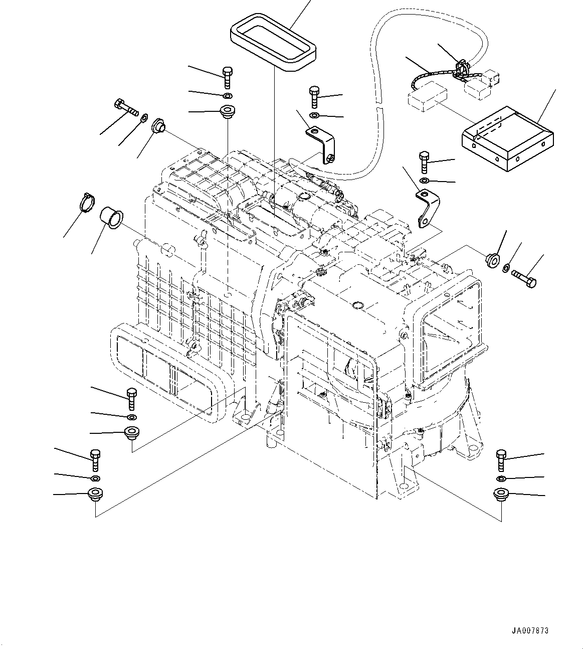 Controller, Air Conditioner 2A5-979-1121 KOMATSU