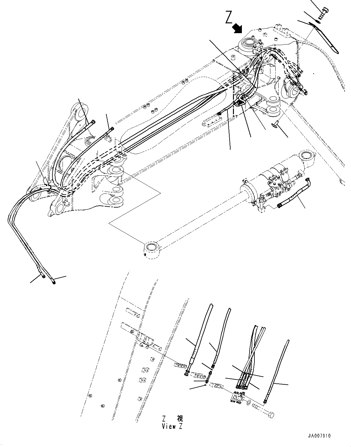Шланг 22B-70-29262 KOMATSU