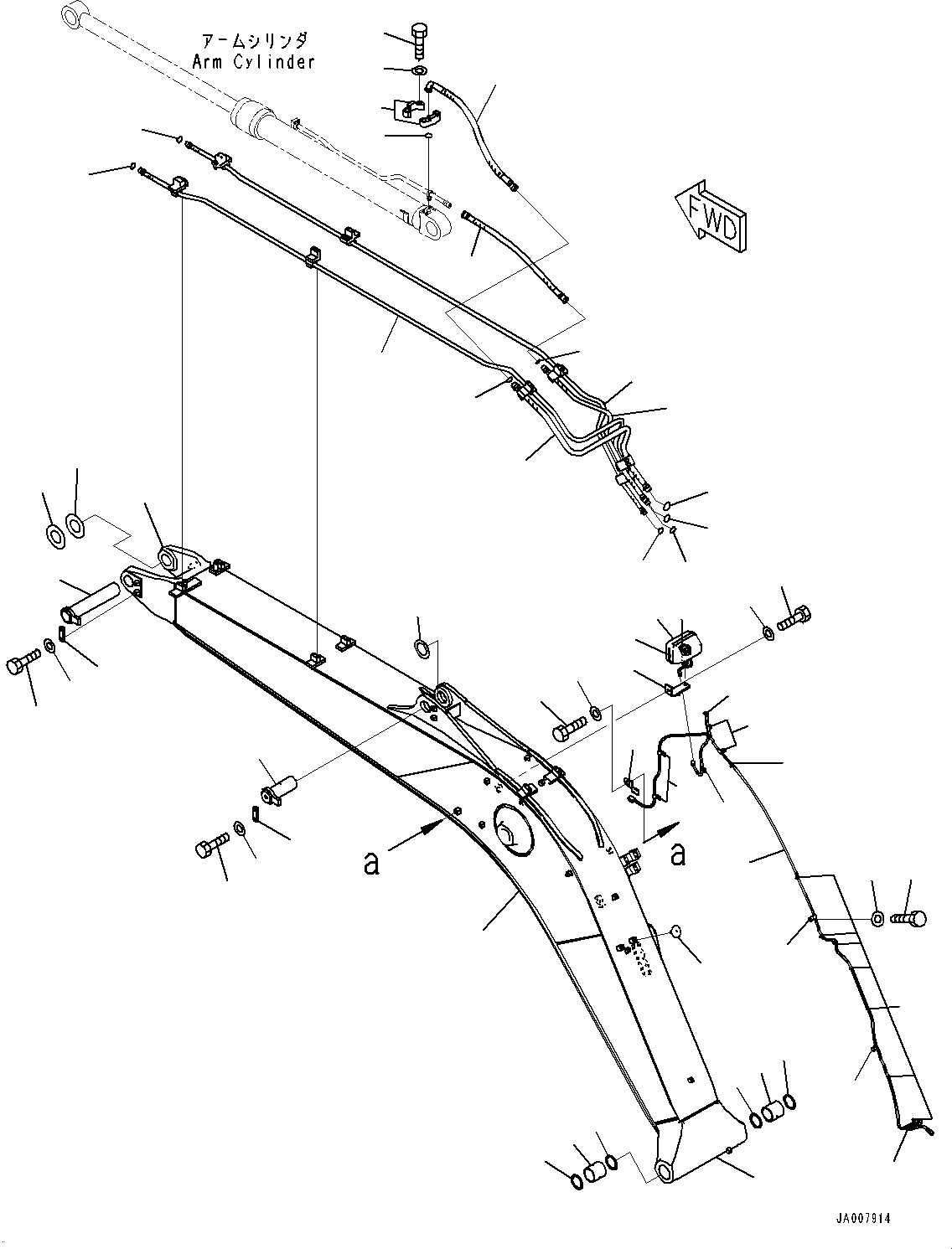Boom Assembly 22B-70-00372 KOMATSU