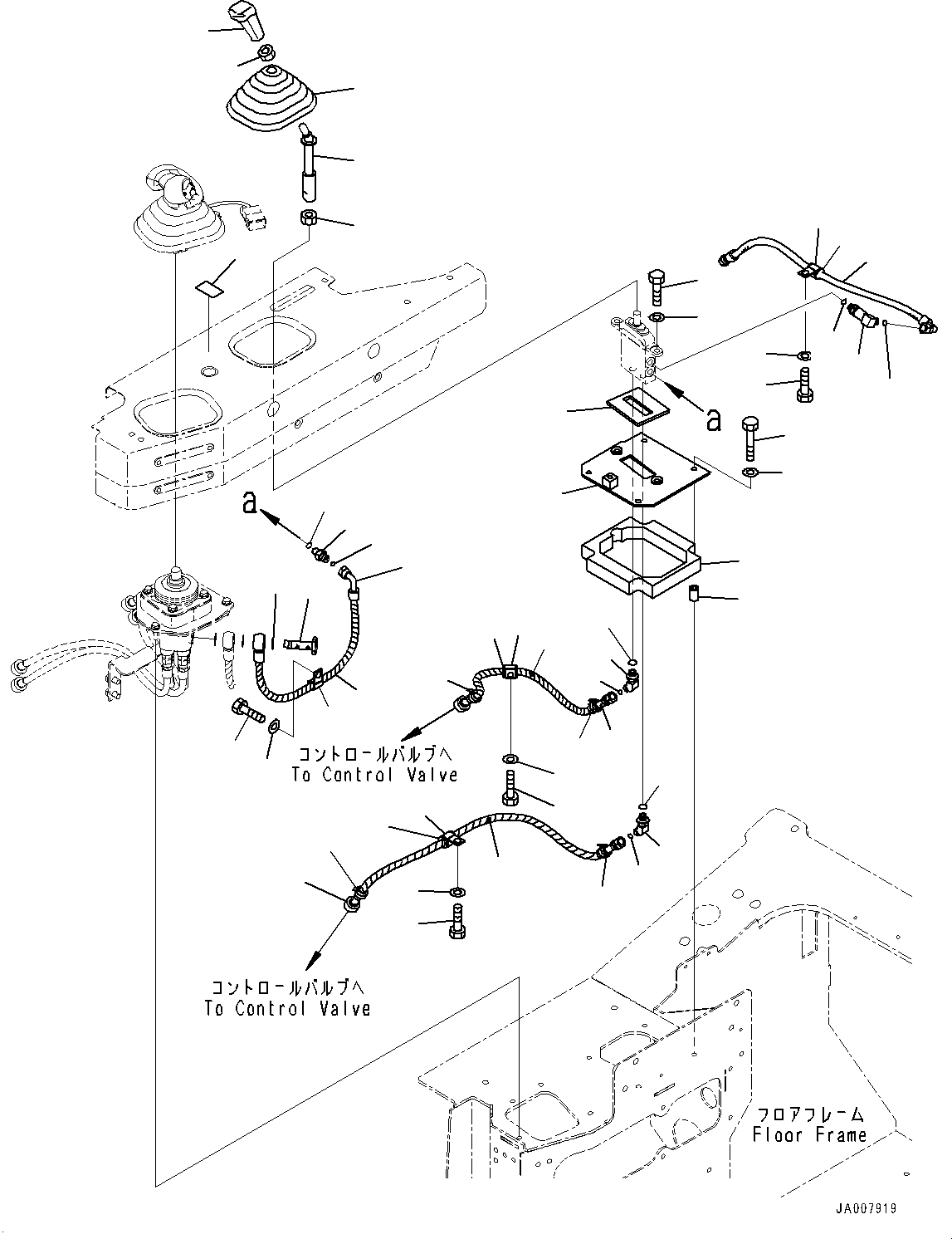 Plate, Operating Pattern 14X-78-21180 KOMATSU