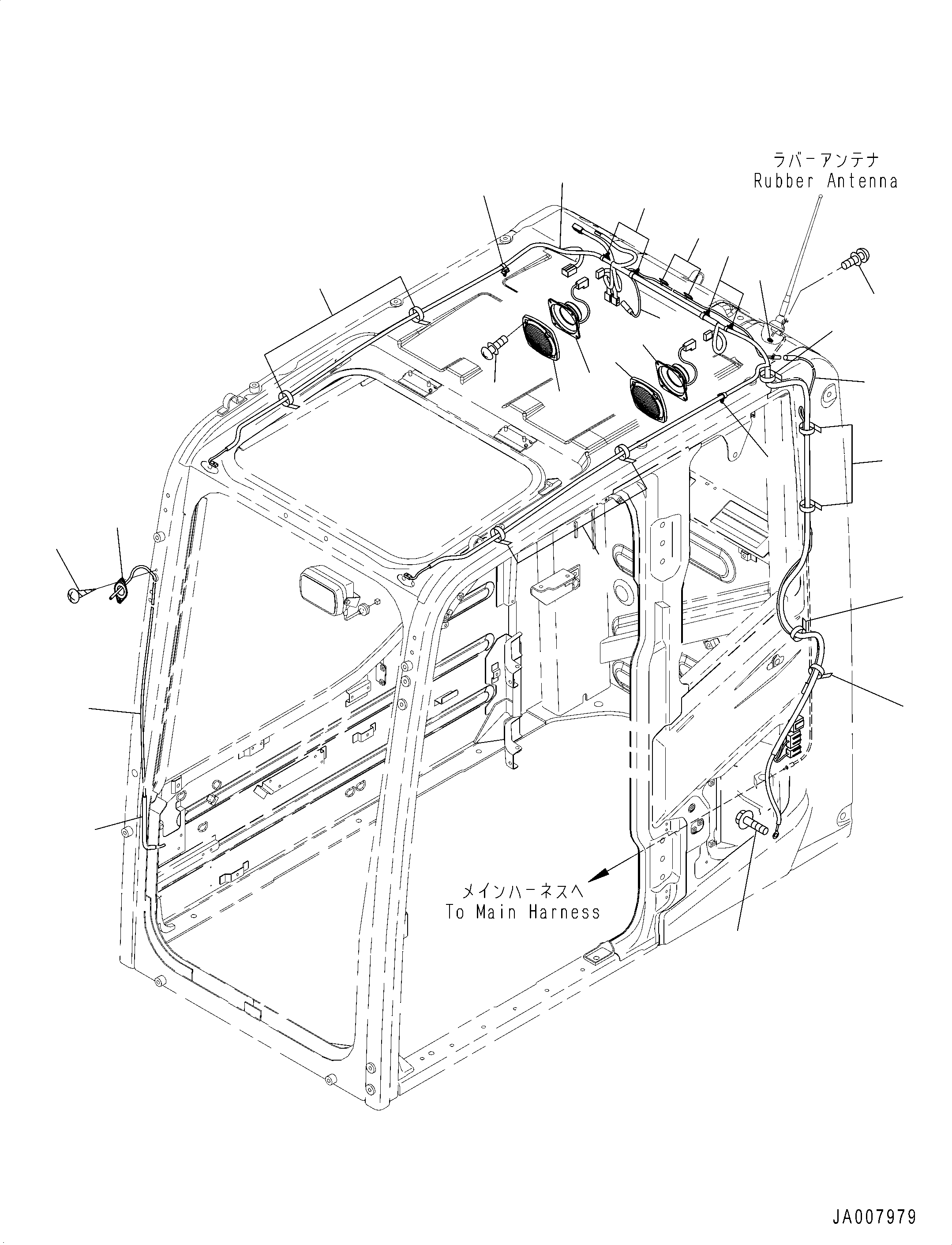 Жгут проводов 2A5-06-11952 KOMATSU