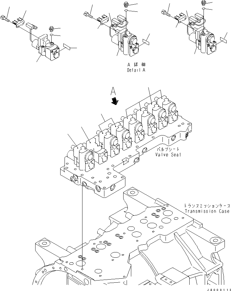 Клапан ECMV в сборе 566-15-85302 KOMATSU