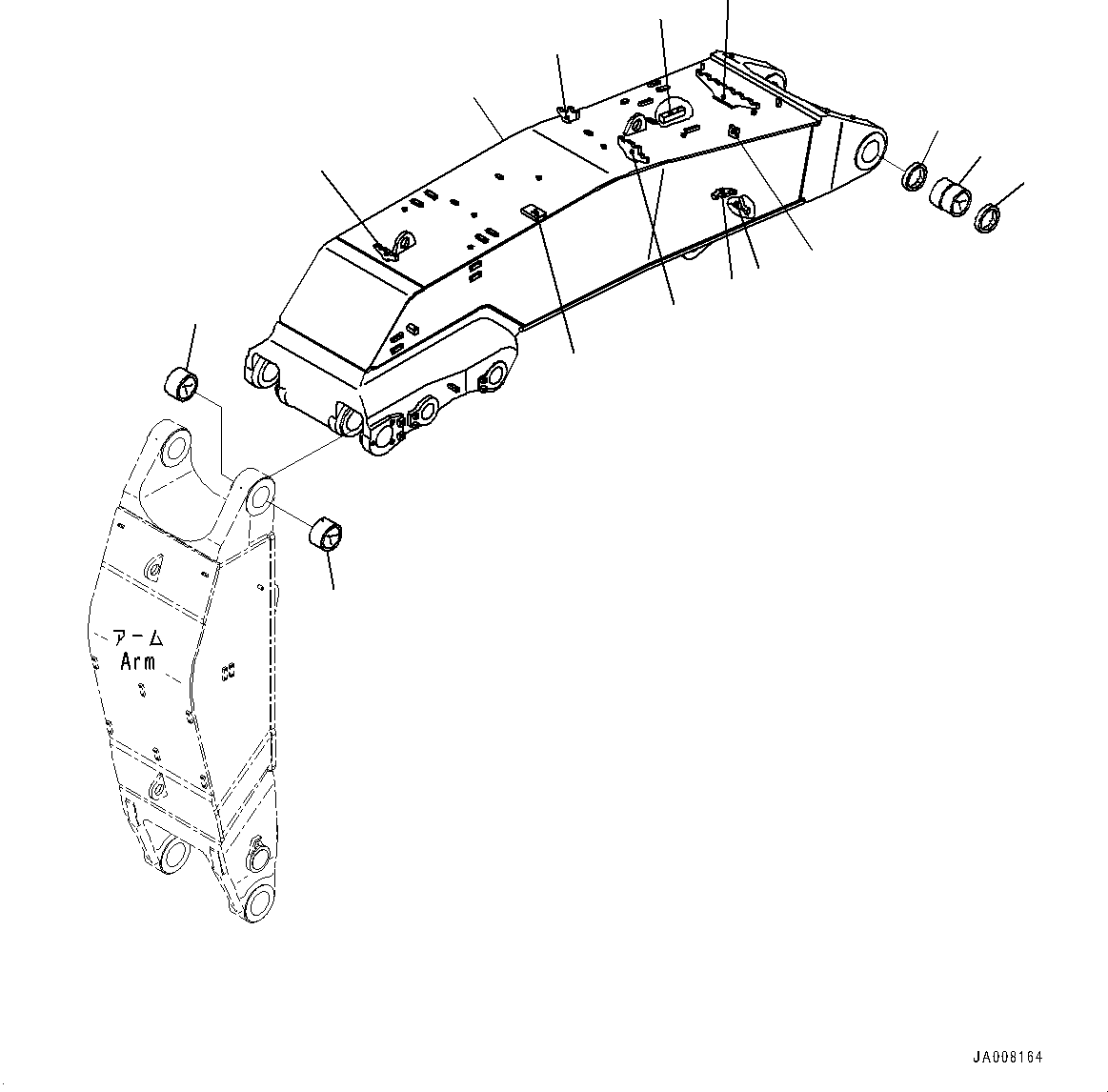 Стрела 21N-72-31313 KOMATSU