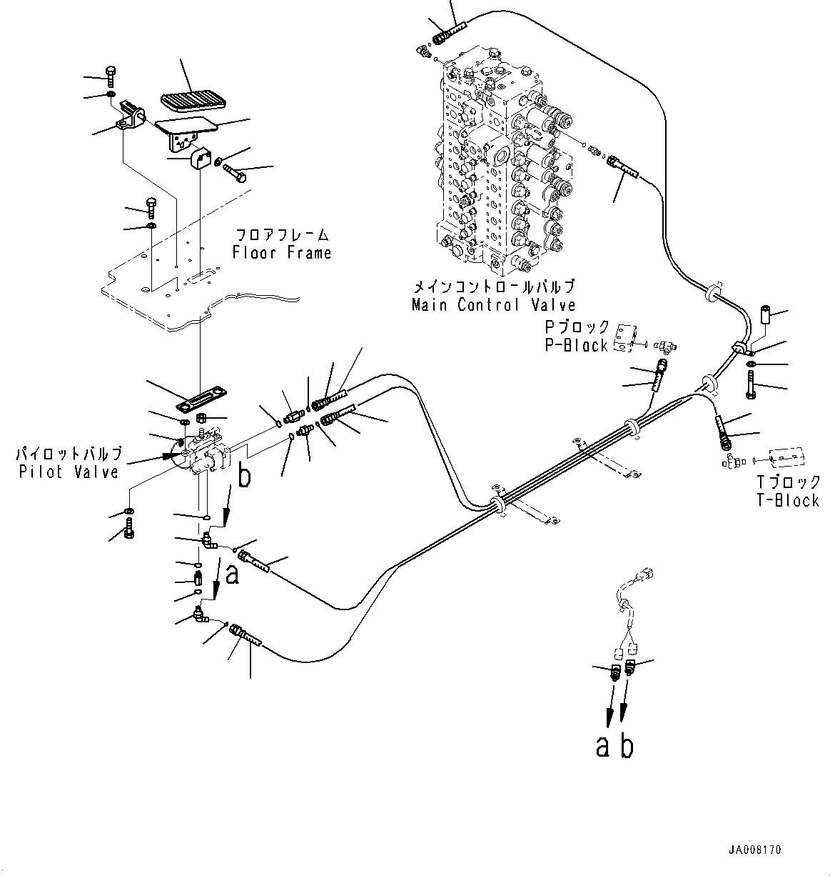 Шланг 2A5-62-13980 KOMATSU
