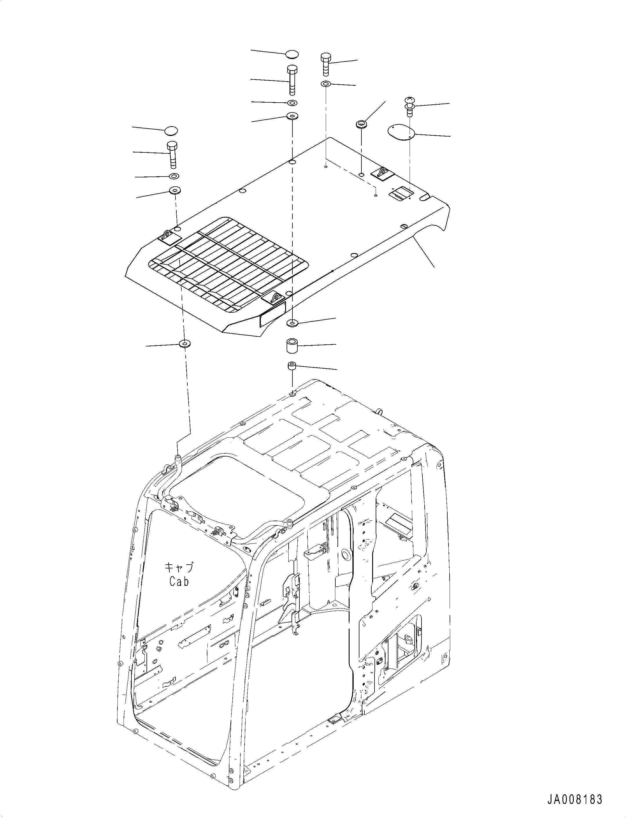 Упорное кольцо 2A5-954-1180 KOMATSU