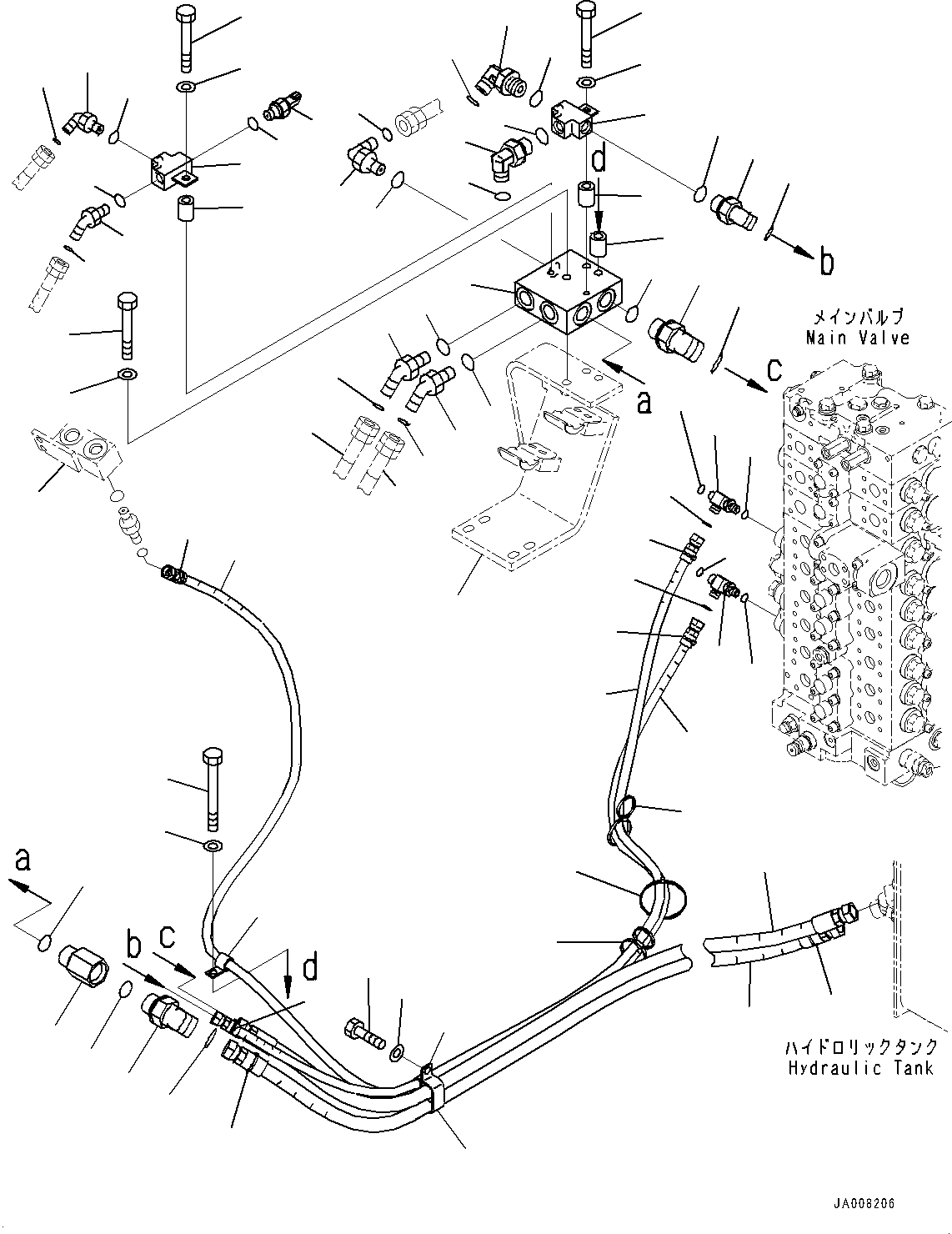 Шланг 02774-00515 KOMATSU