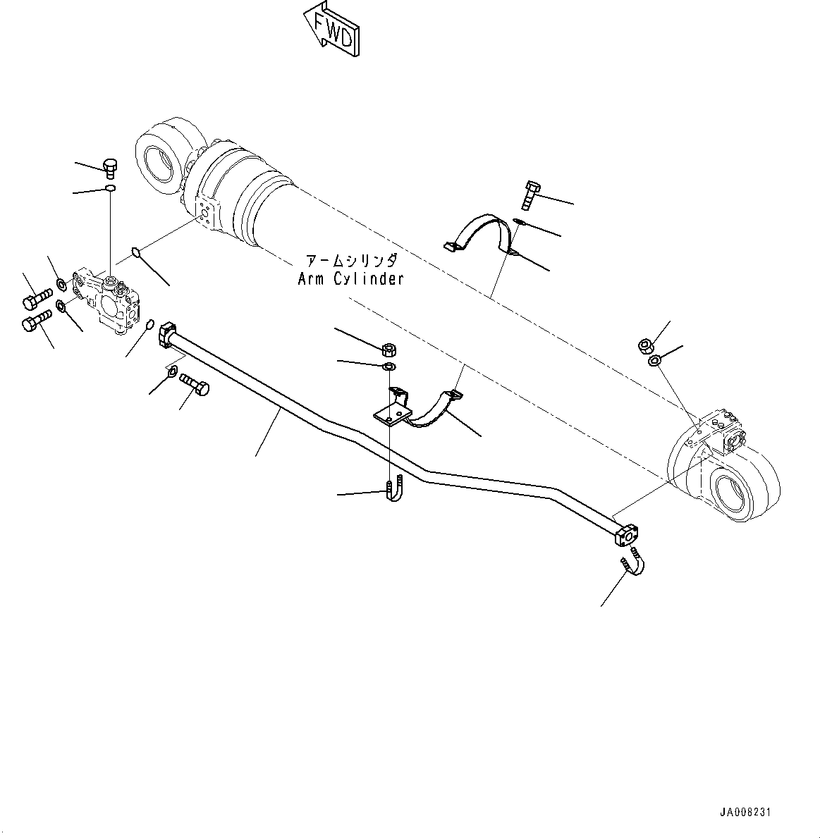 Пробка 07040-21409 KOMATSU