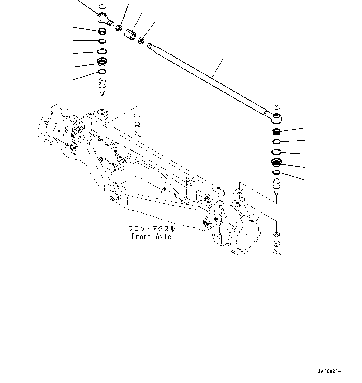 Поперечная тяга 23C-27-51550 KOMATSU