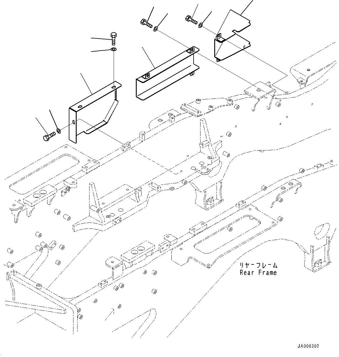 Крышка 23C-04-62550 KOMATSU