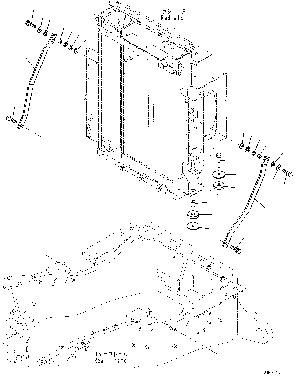 Амортизирующая подушка 23C-03-63510 KOMATSU