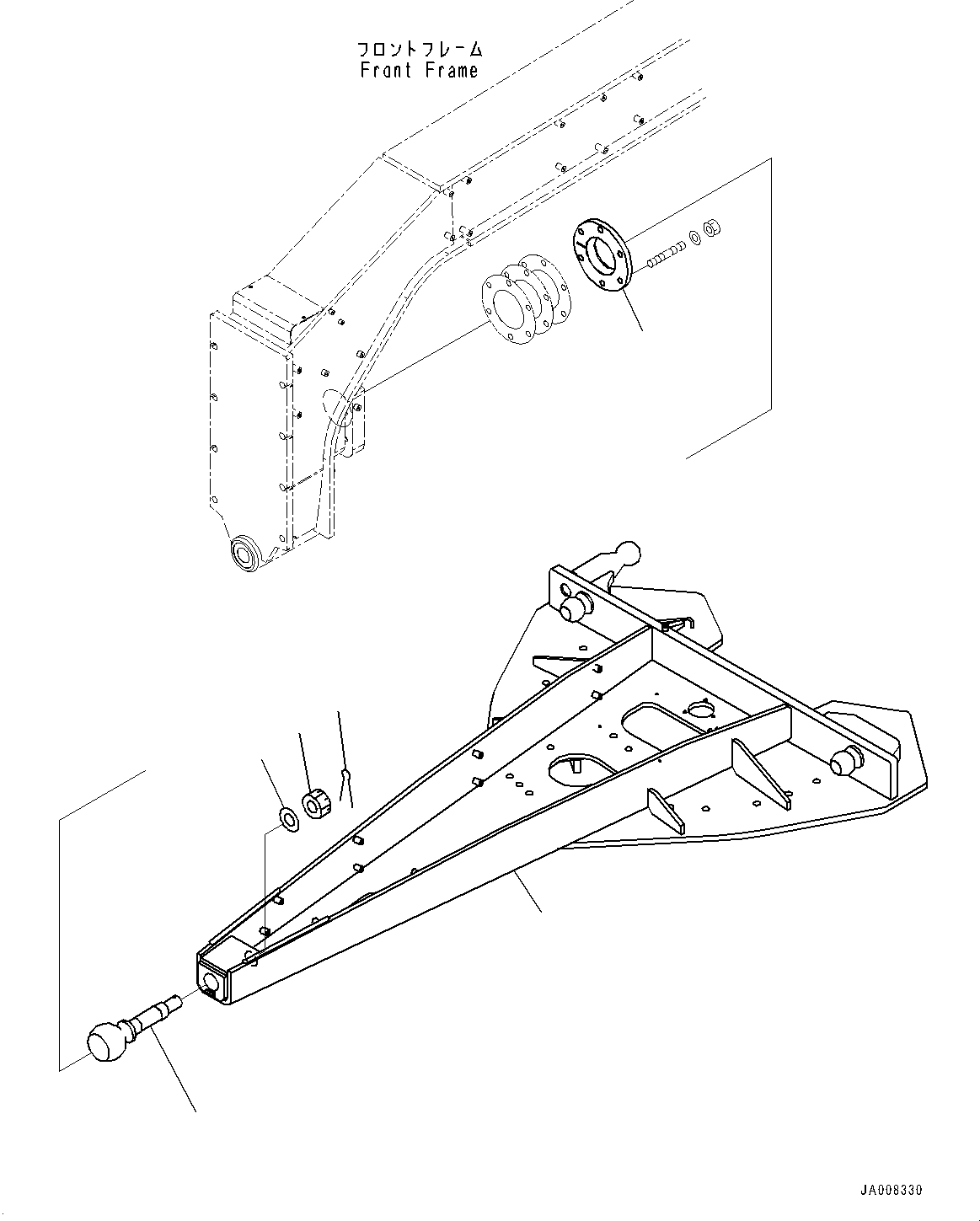 Drawbar 23C-70-62310 KOMATSU