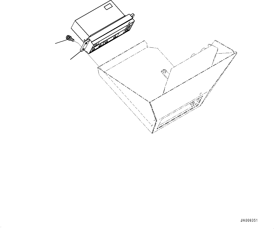 Панель 23B-07-63113 KOMATSU