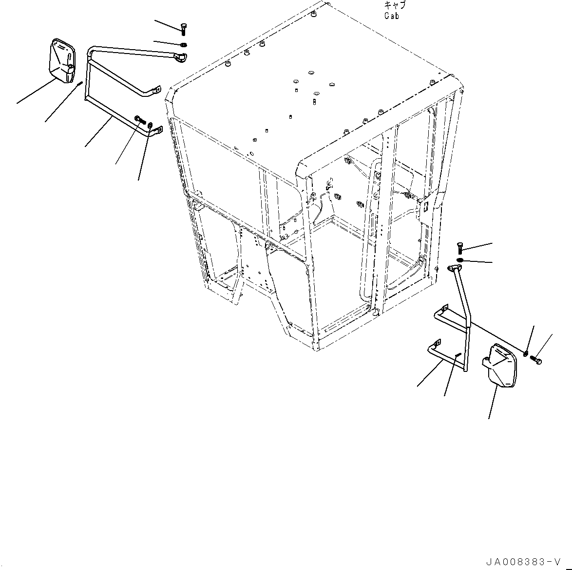 Stay, L.H. 23A-952-7180 KOMATSU
