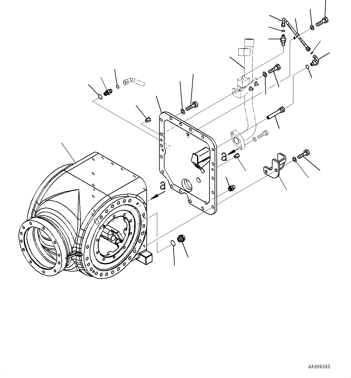Бортовой редуктор в сборе 23C-22-65002 KOMATSU