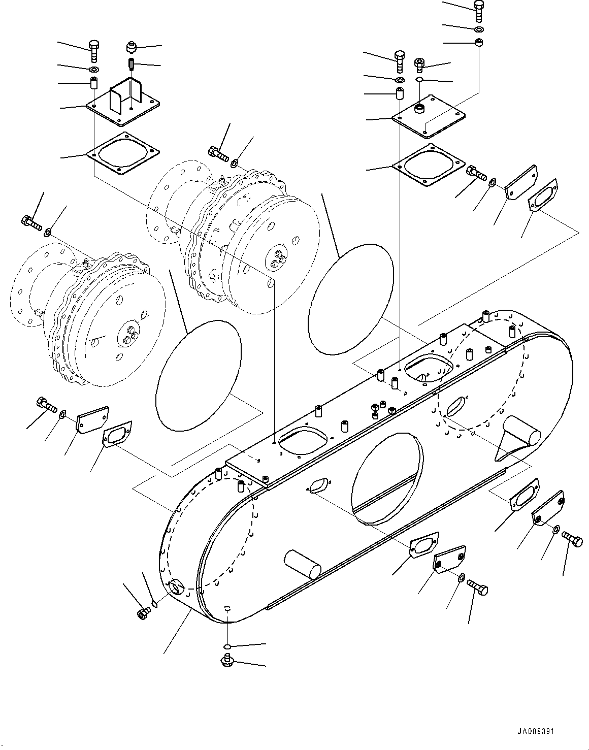 Корпус 23C-25-65310 KOMATSU