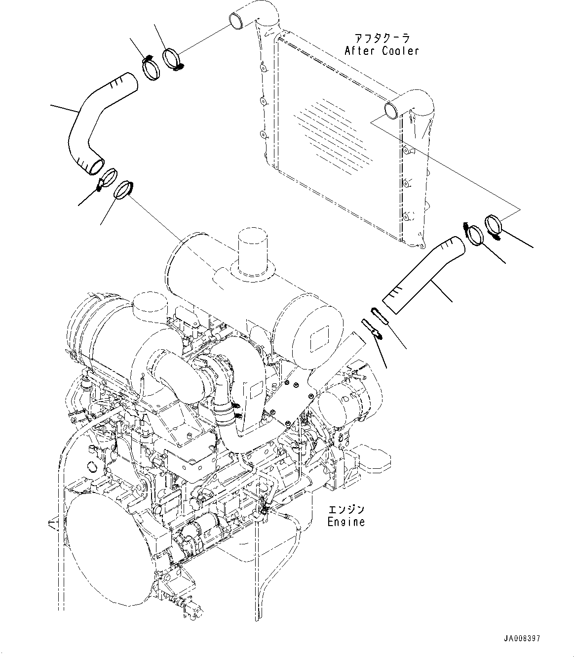 Шланг 23C-02-62320 KOMATSU