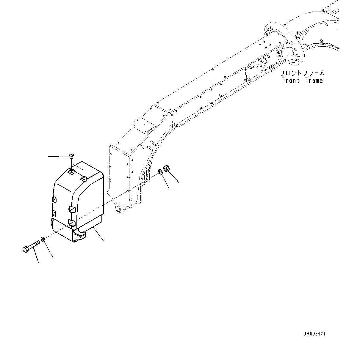 PUSHER 23A-846-3250 KOMATSU