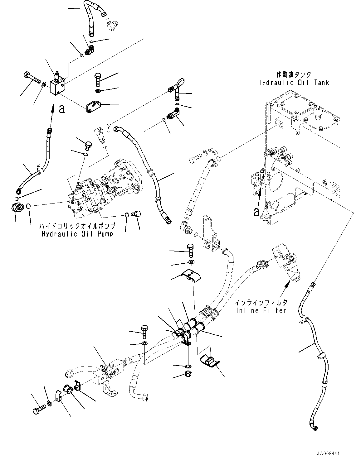 Шланг 23C-60-68540 KOMATSU