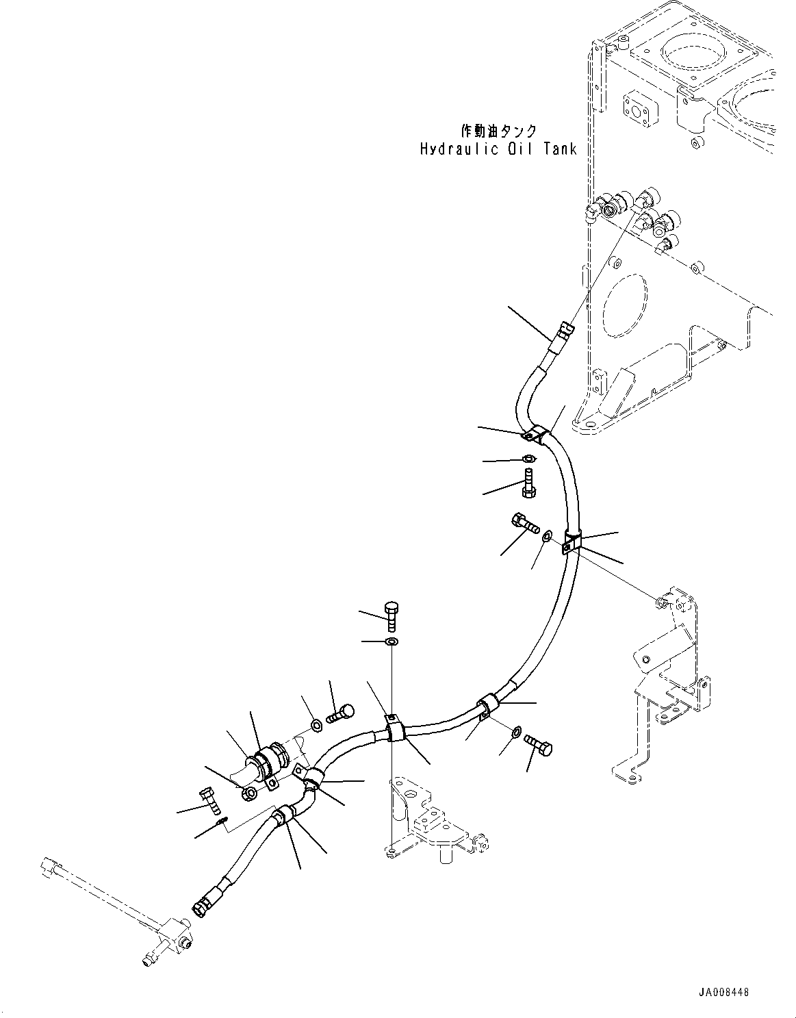 Шланг 23C-60-66781 KOMATSU