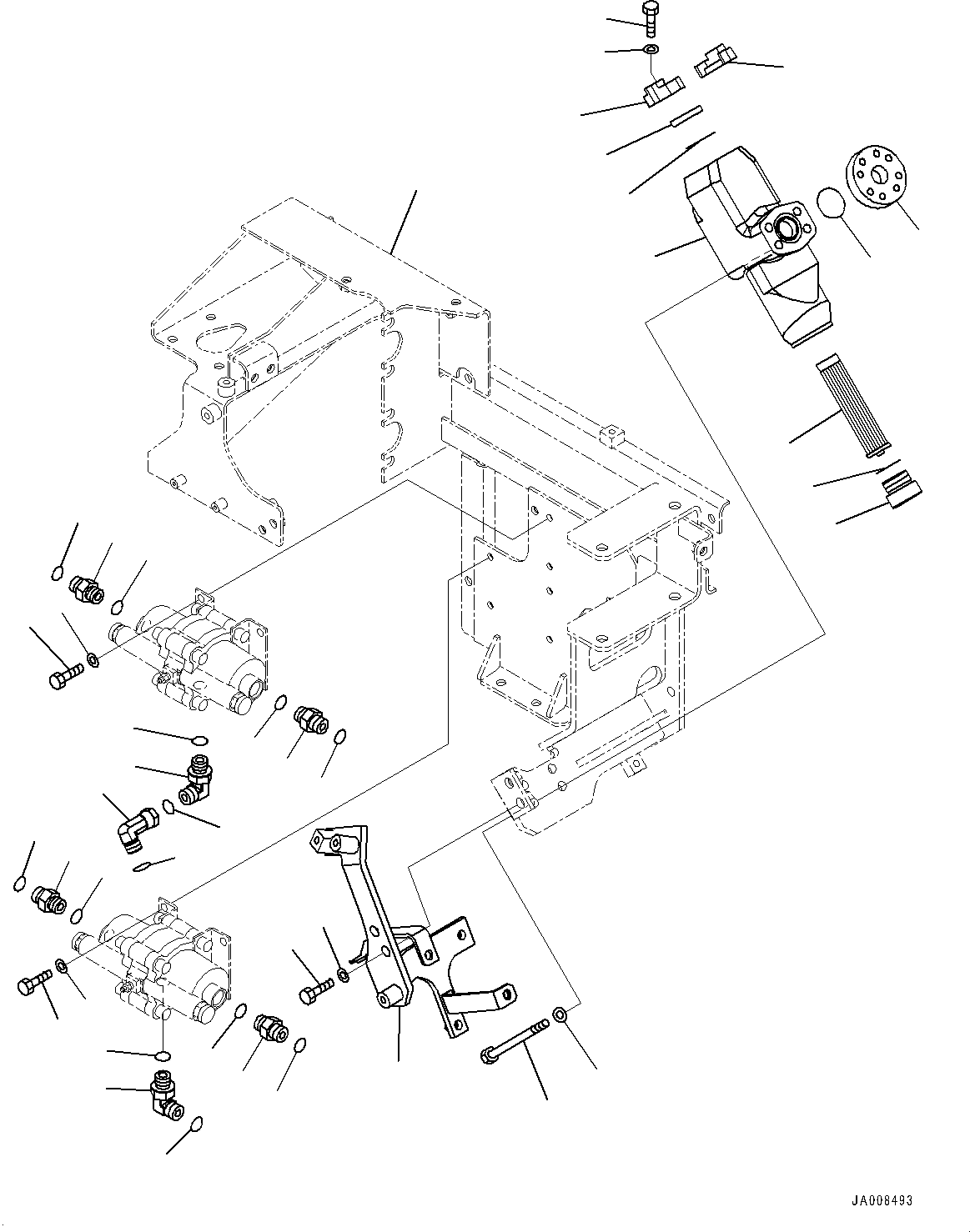 Угольник 23C-60-52250 KOMATSU