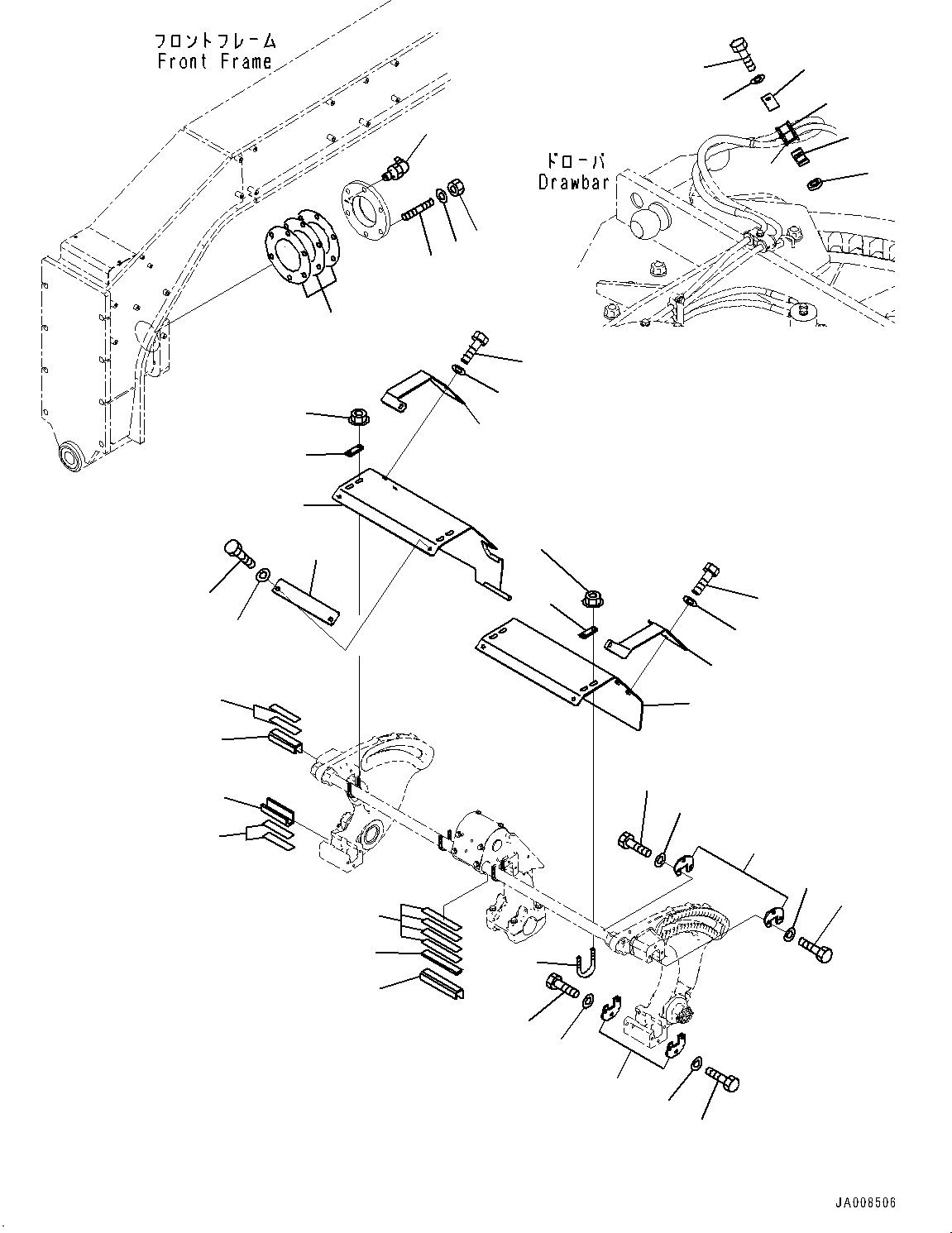 Направляющая 23C-70-53141 KOMATSU
