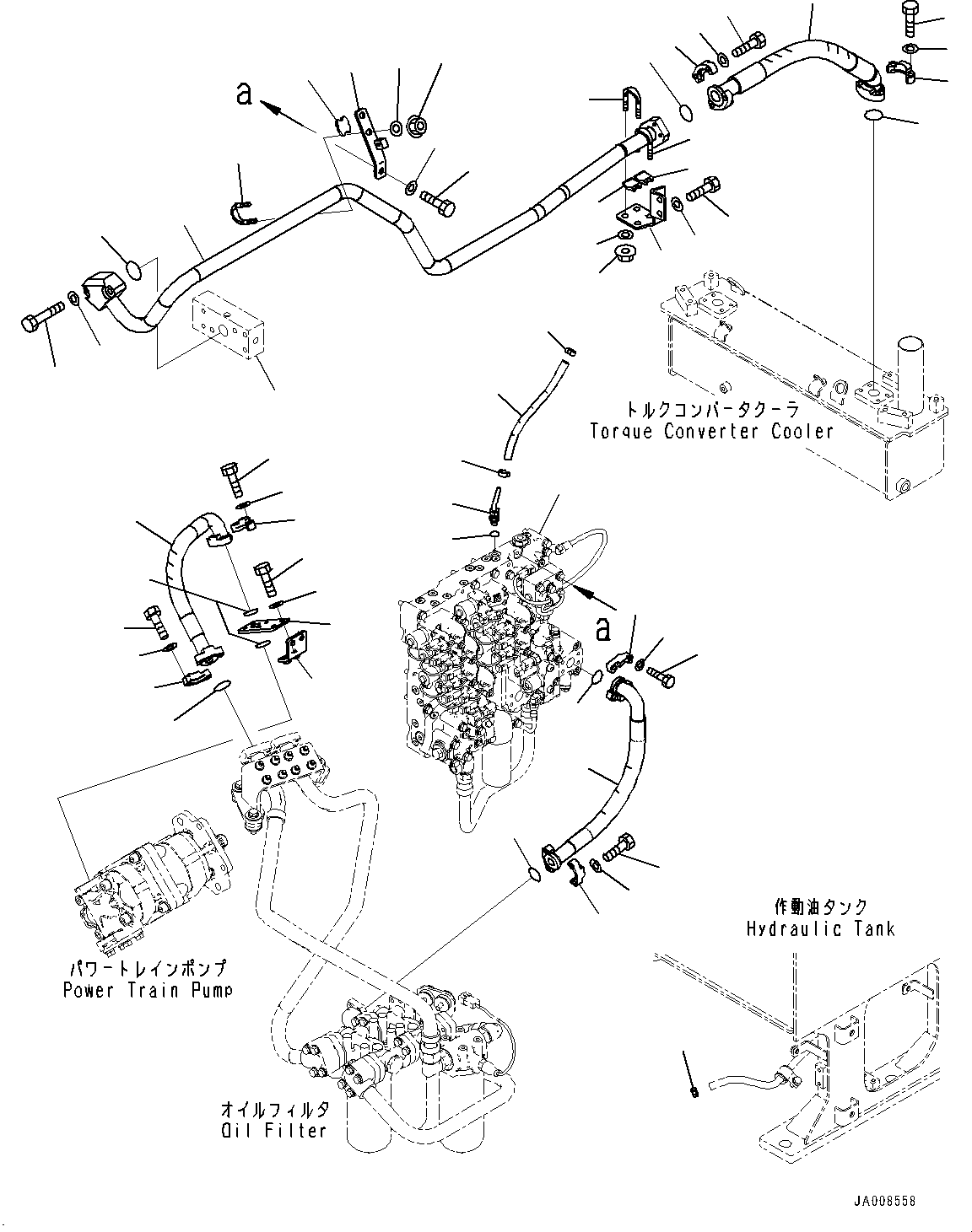 Шланг 07278-012A6 KOMATSU