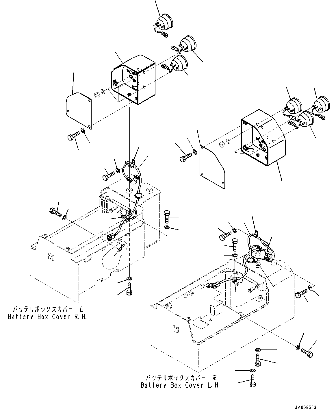 Lamp Assembly, Tail 56D-06-34150 KOMATSU