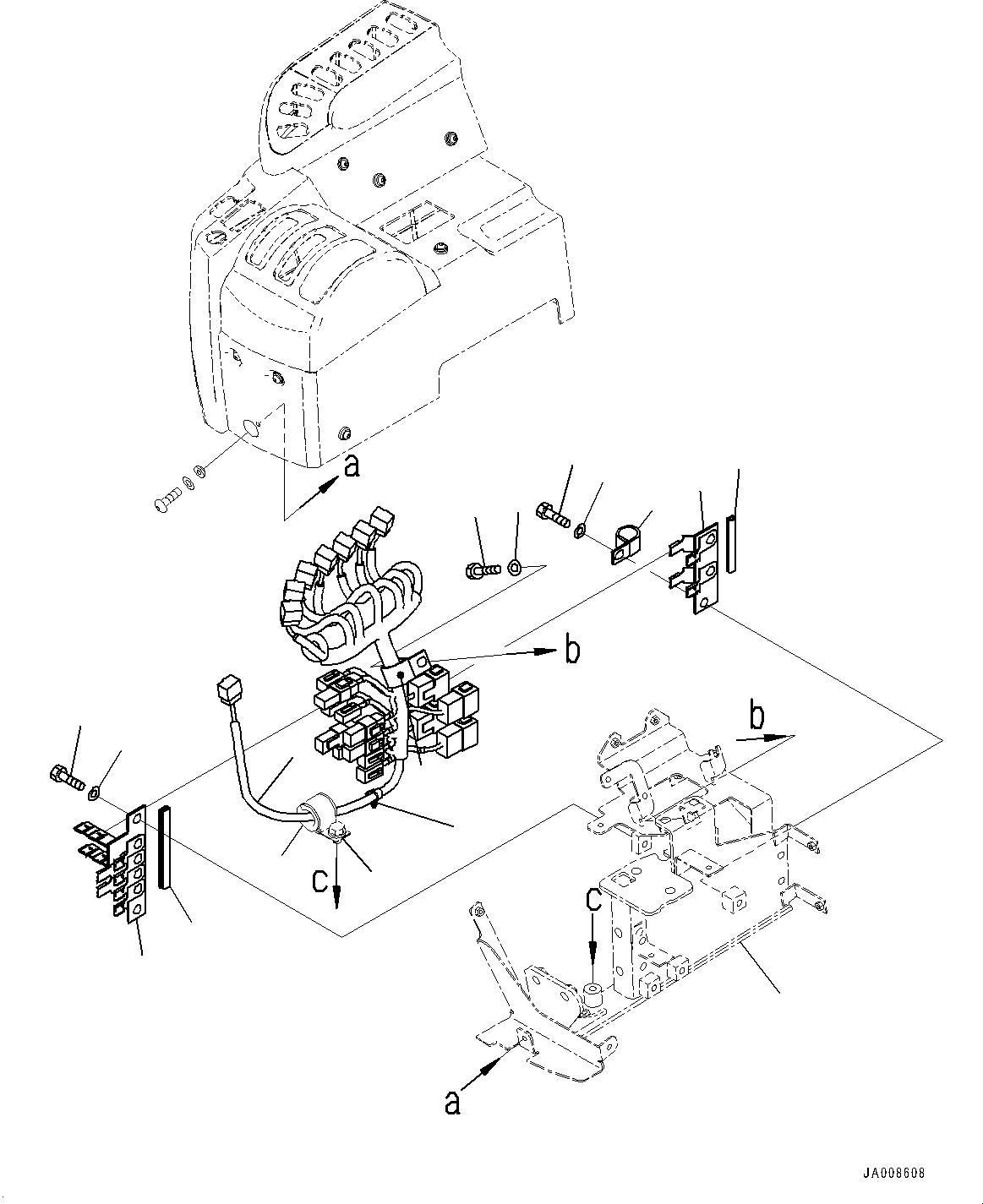 Жгут проводов 425-43-48870 KOMATSU