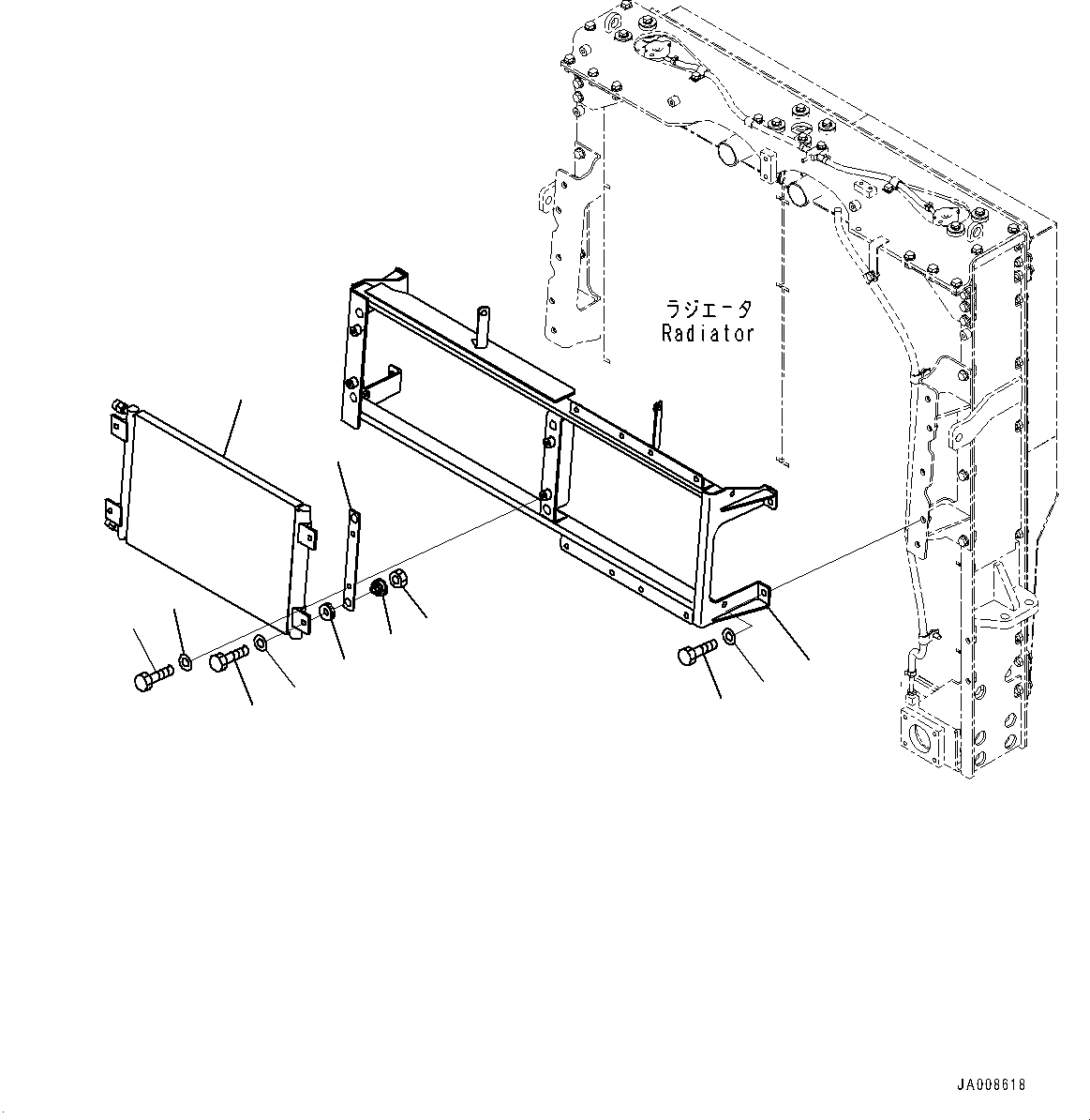 Амортизирующая подушка 425-03-47280 KOMATSU
