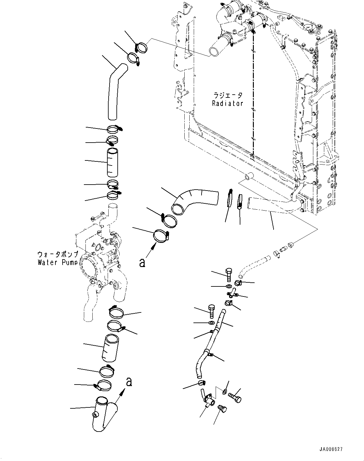 Трубка 425-03-41950 KOMATSU