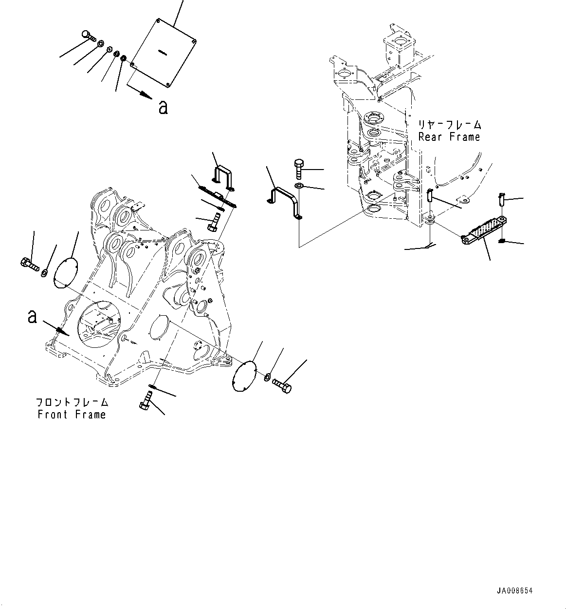 Bar, Lock 425-46-54450 KOMATSU
