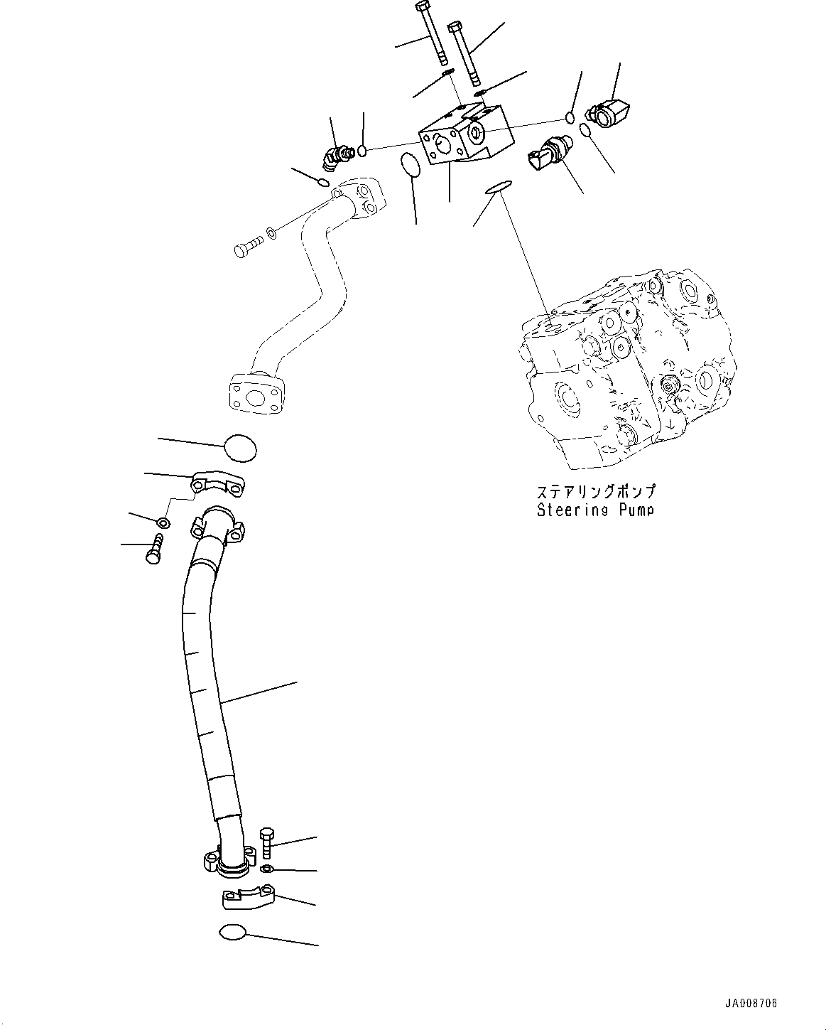 Угольник 425-62-41570 KOMATSU