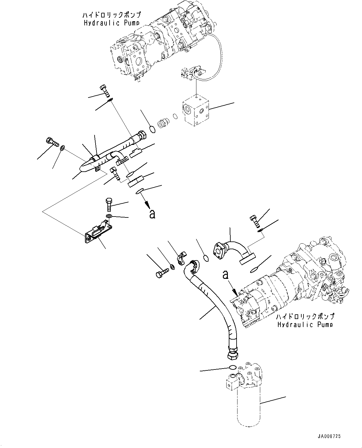 Filter Assembly(Torque Converter and Transmission,Piping) (714-07-28703) KOMATSU
