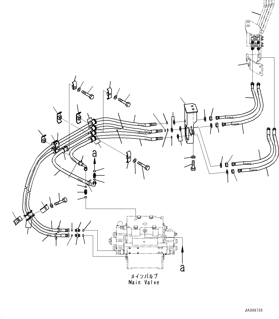 Шланг 425-62-44280 KOMATSU