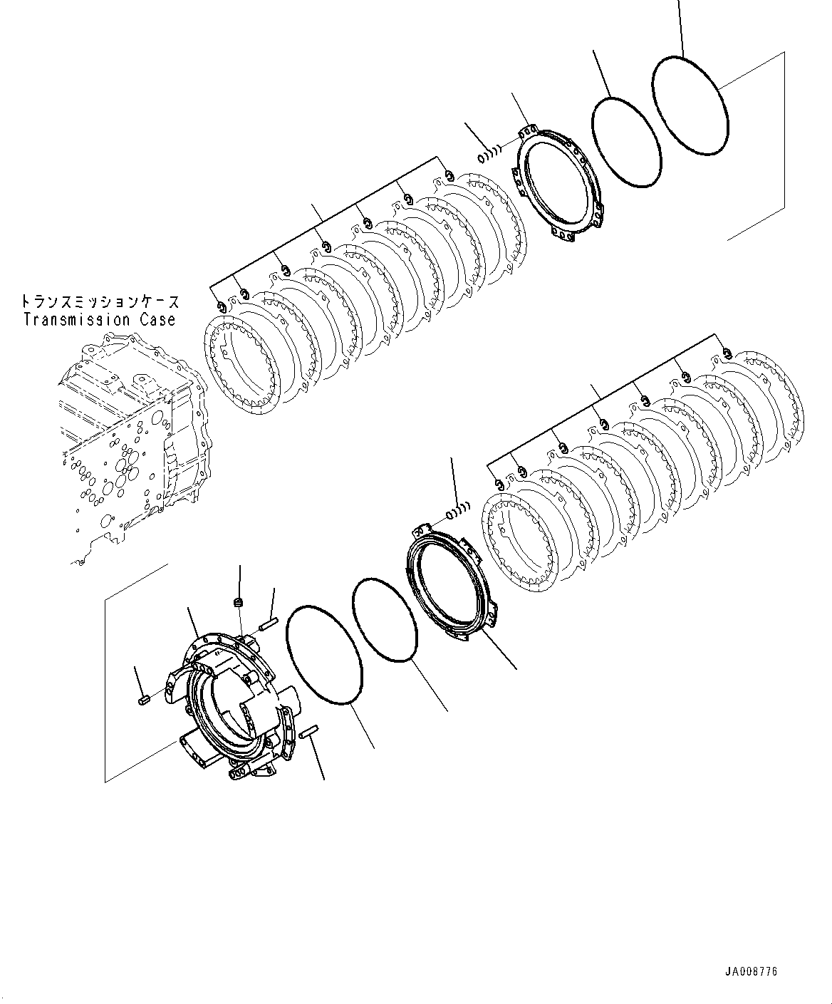 Коробка передач в сборе 425-15-41010 KOMATSU