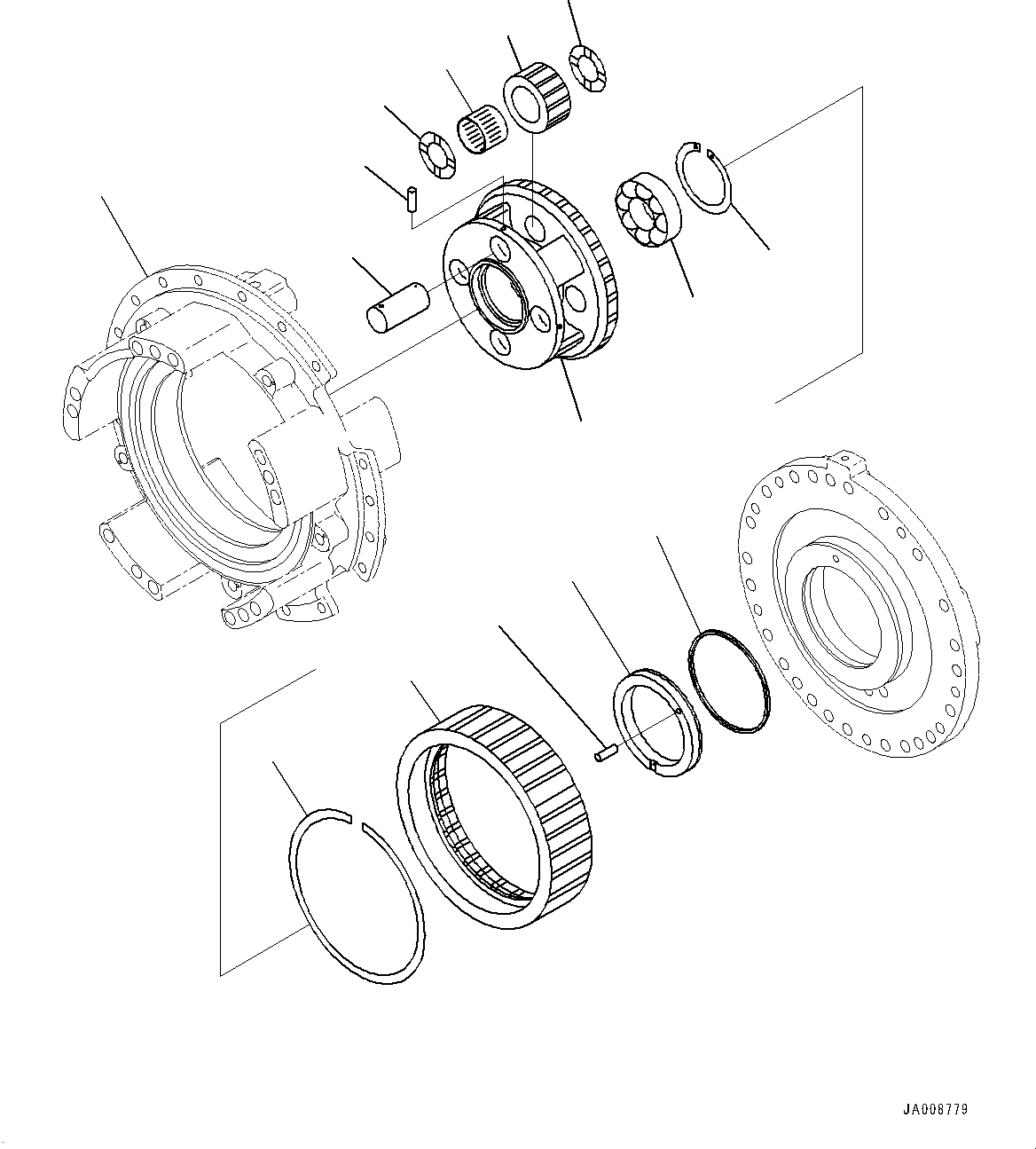 Housing(Torque Converter and Transmission,Forward and Reverse Housing) (425-15-31171) KOMATSU