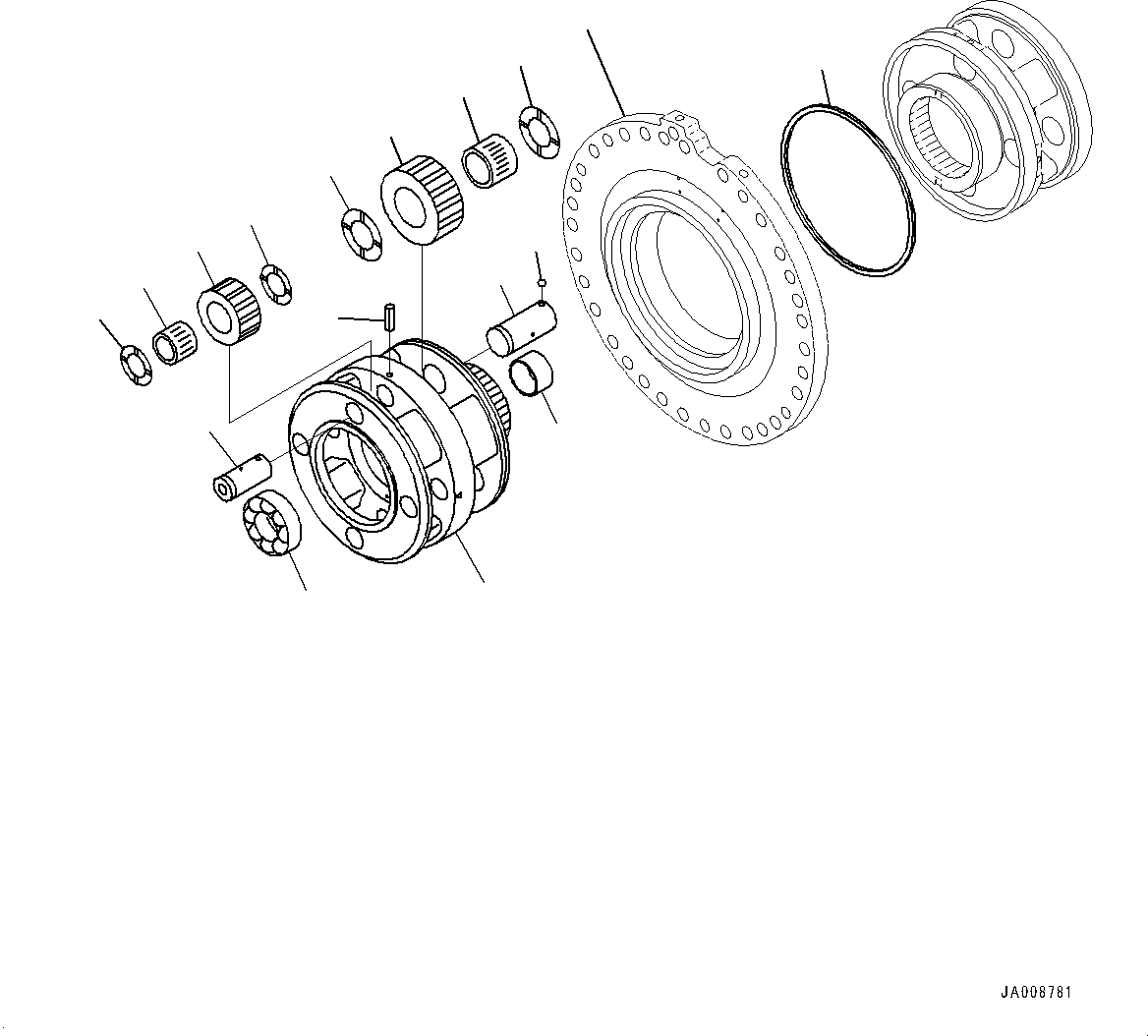 Cage(Torque Converter and Transmission,1st and 2nd Housing) (425-15-31161) KOMATSU