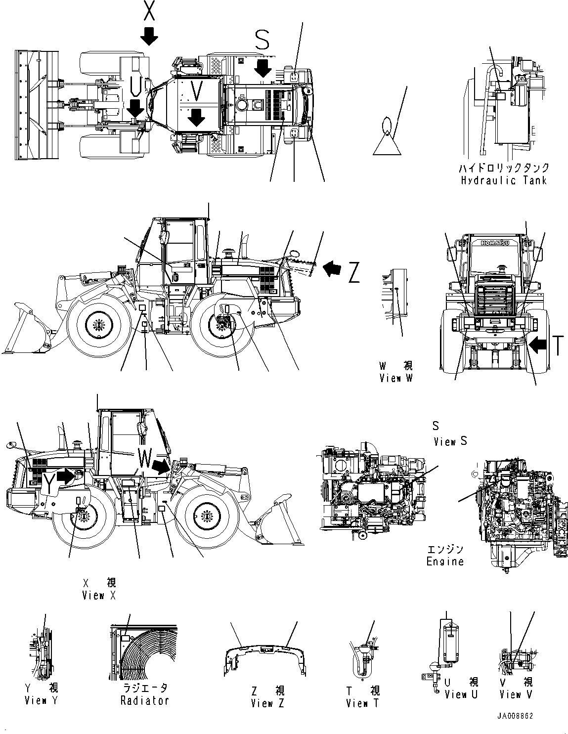 Табличка предупреждающая «Опасность взрыва» 09656-57100 KOMATSU