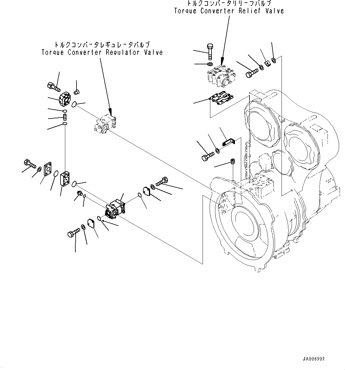 Корпус клапана 562-13-76810 KOMATSU
