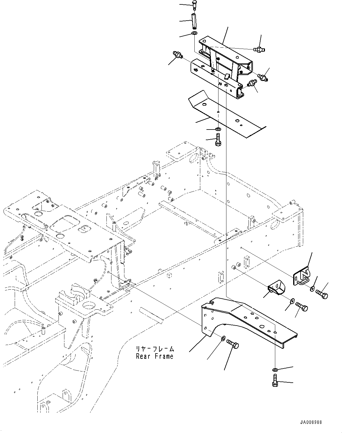 Петля 423-54-54572 KOMATSU