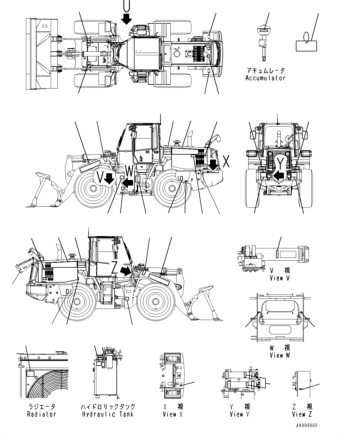 Табличка модели машины 419-U77-4711 KOMATSU