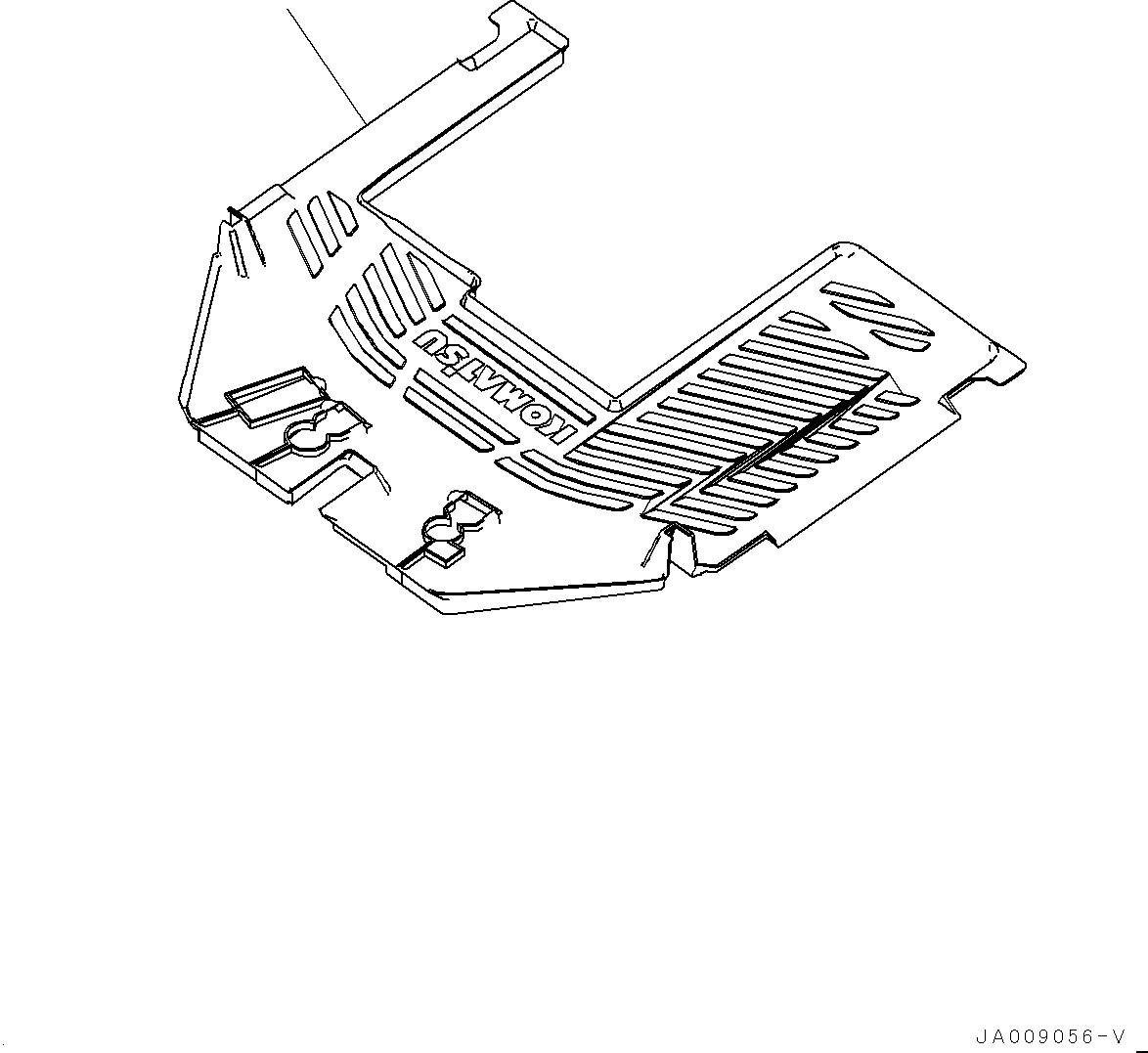 Коврик 423-54-43141 KOMATSU